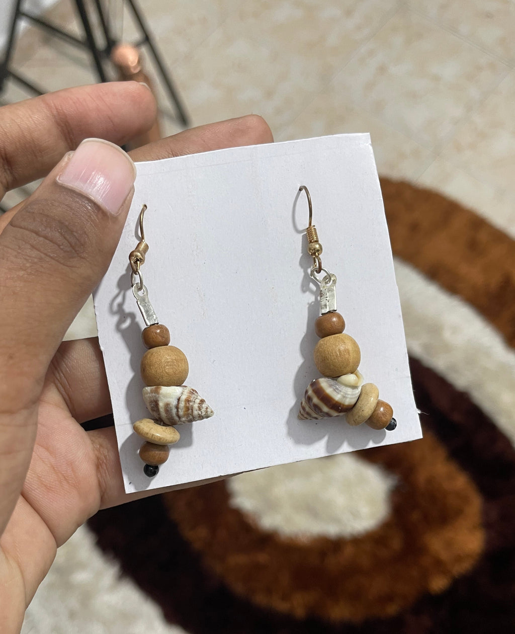 Shell & Wood | Earrings