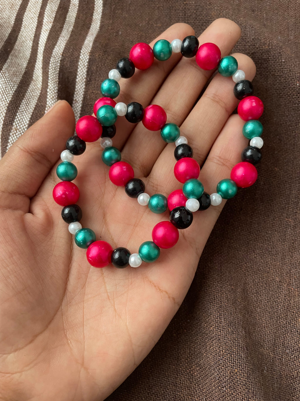 Palestine Big Bead Bracelet