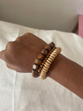 Three Brown Bracelets | Bracelet Set