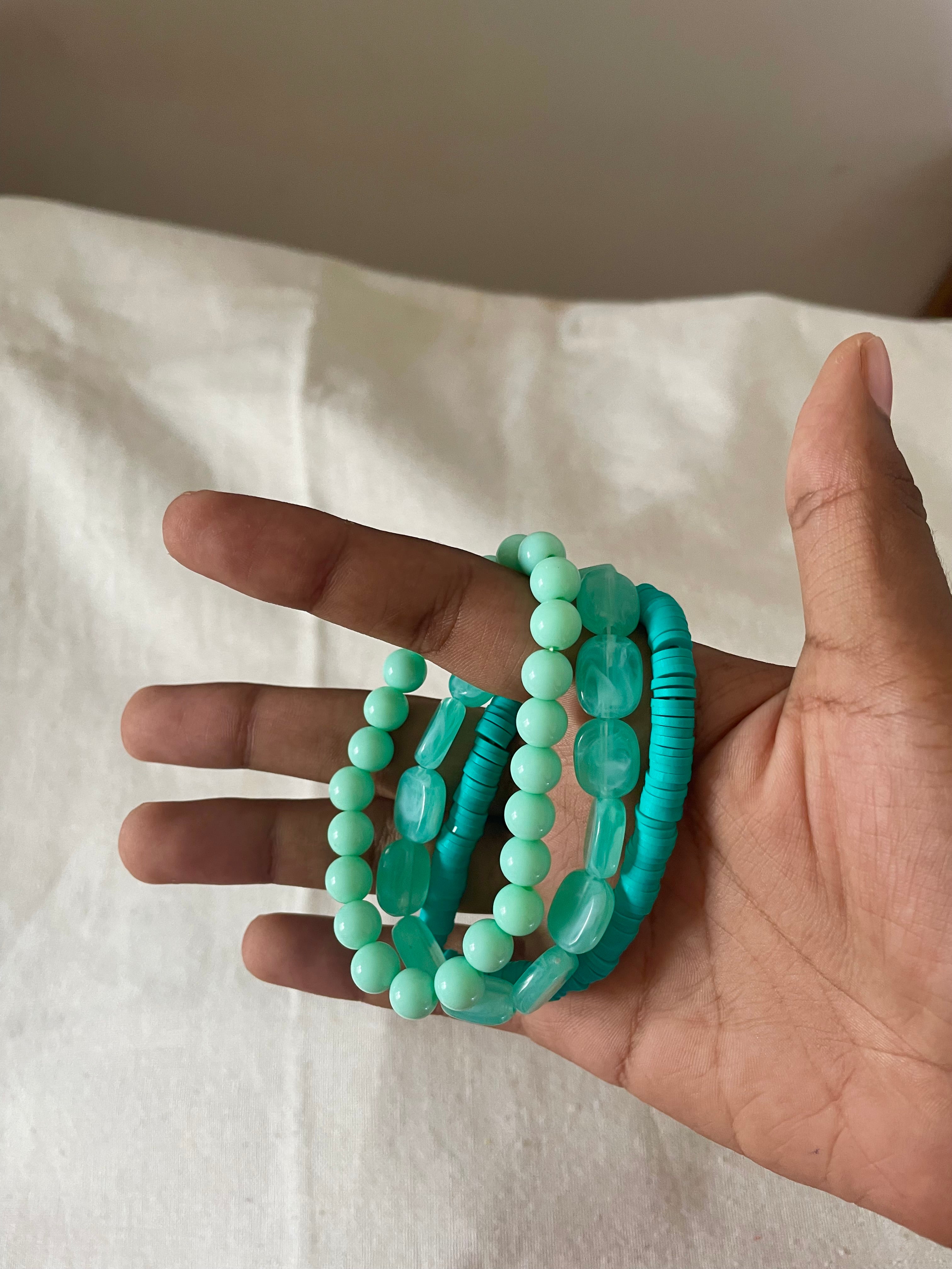 A Dip in Turquoise | Bracelet Set