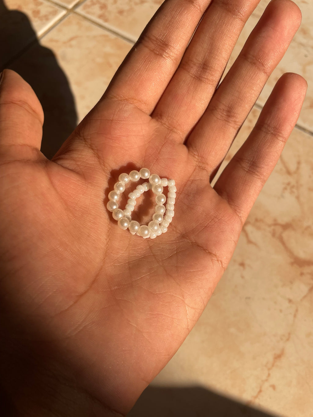 Pearl White | Ring Set