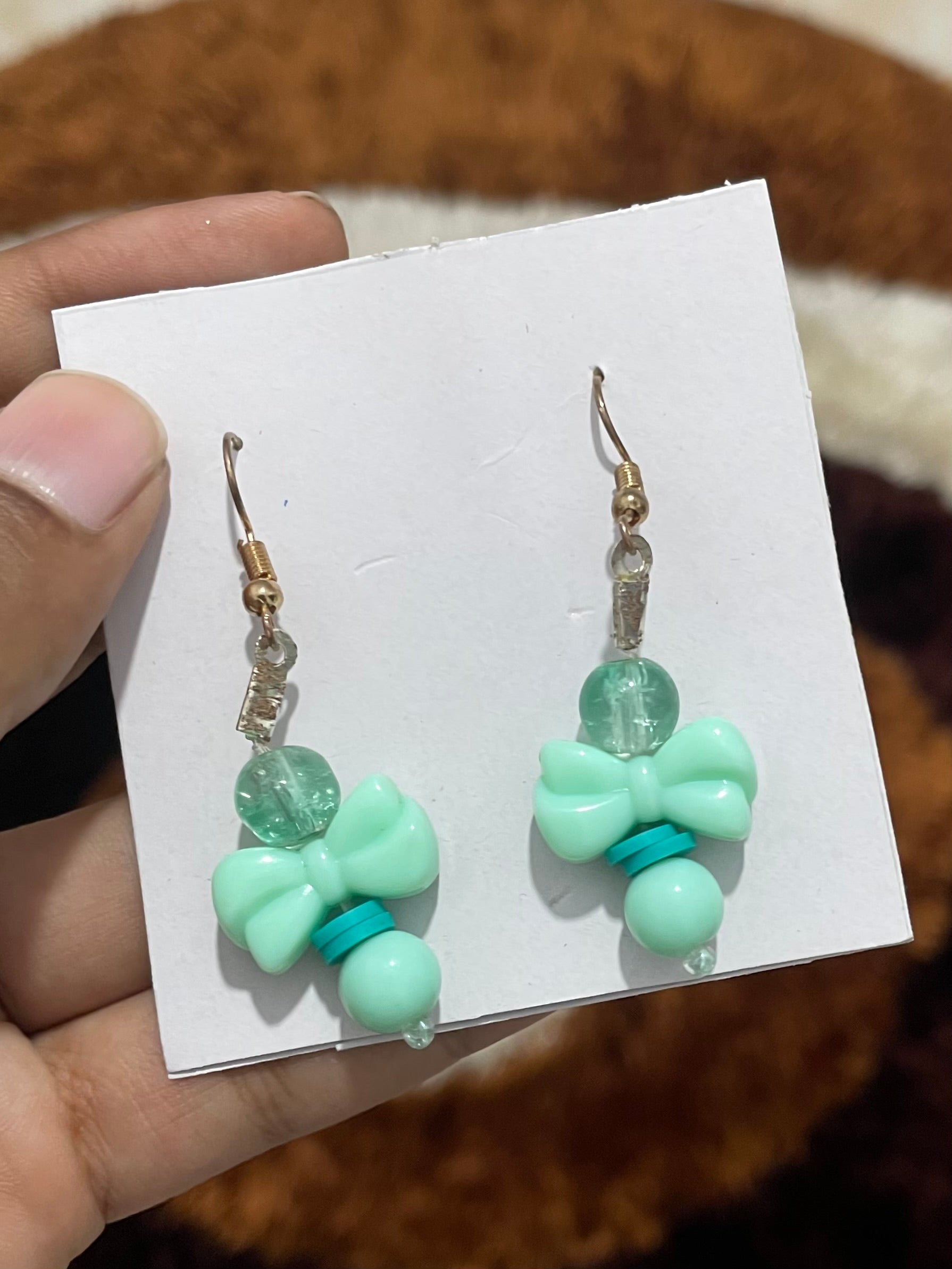 Turquoise Bow | Earrings
