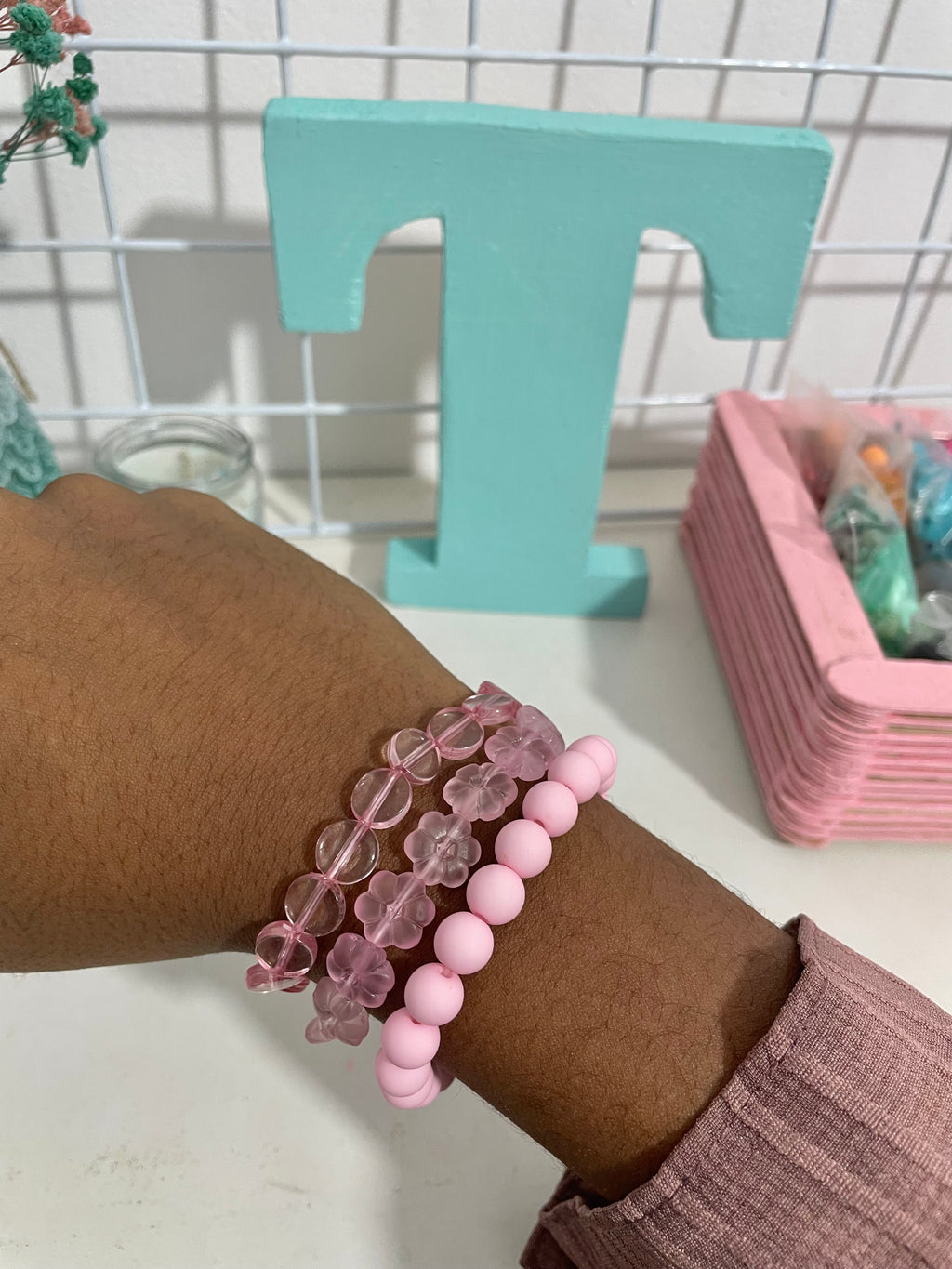 Petals & Pink | Bracelet Set