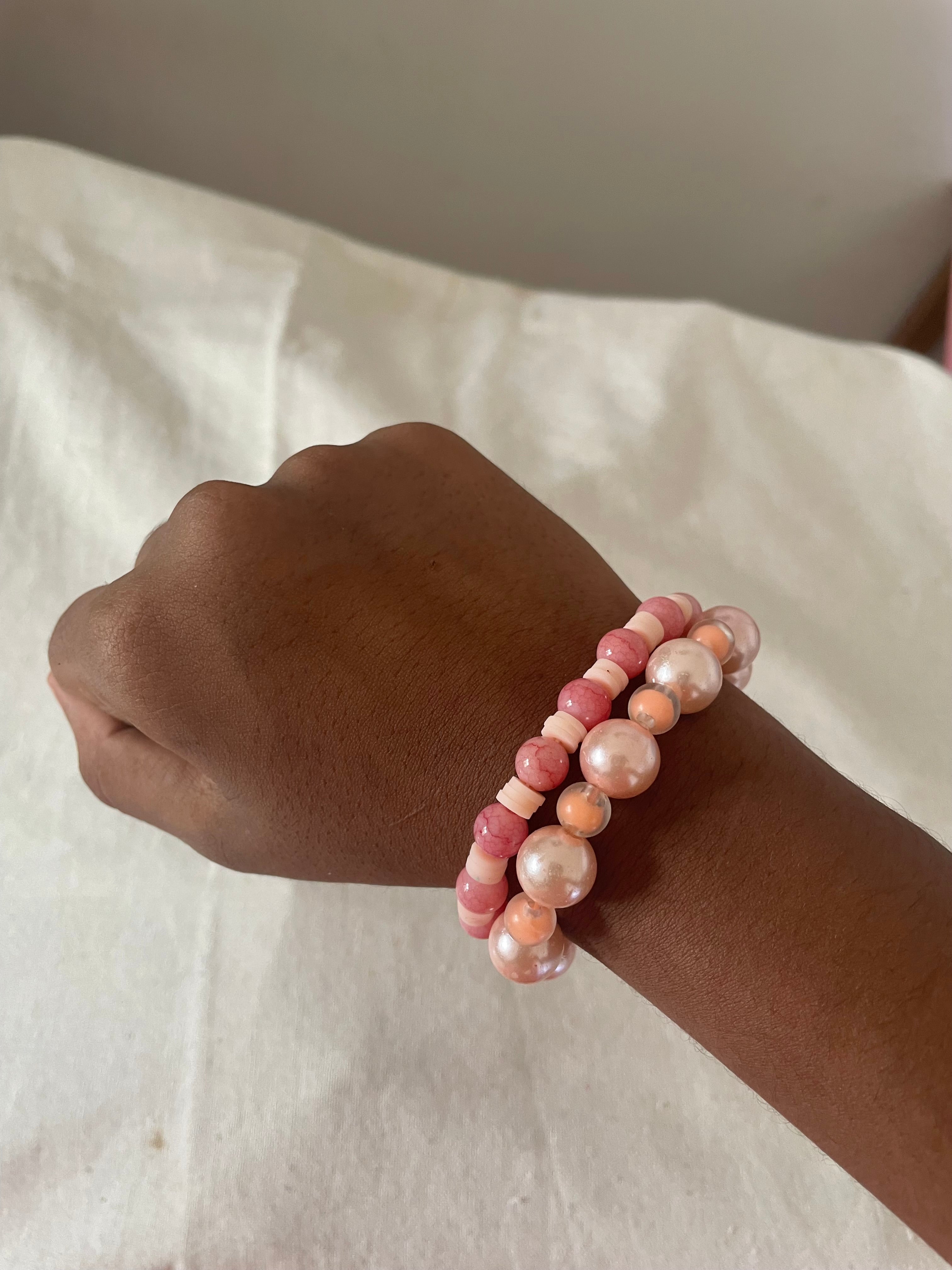 Peach Blush | Bracelet Set