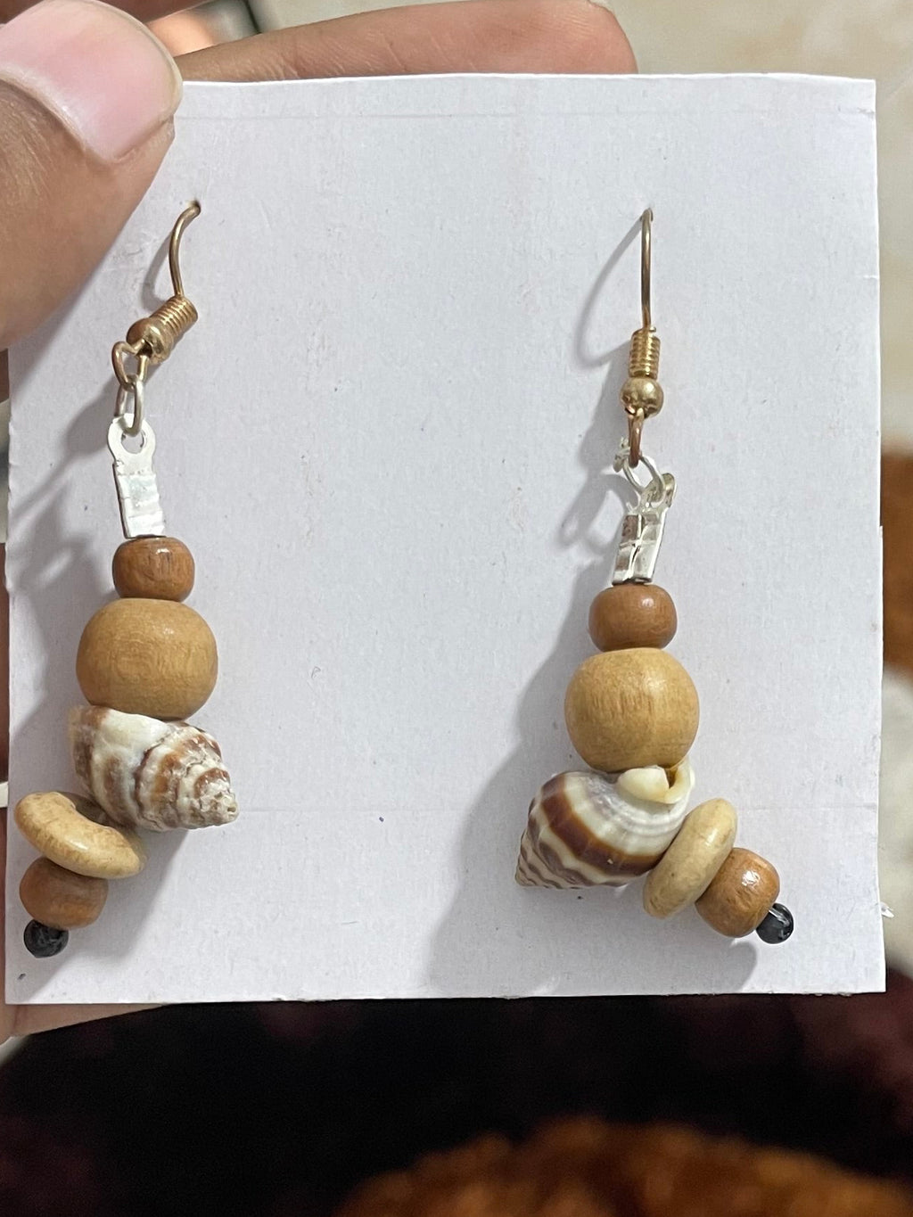 Shell & Wood | Earrings